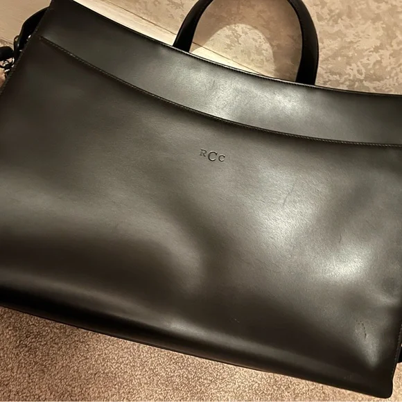 Tumi Black Leather Bag / Briefcase